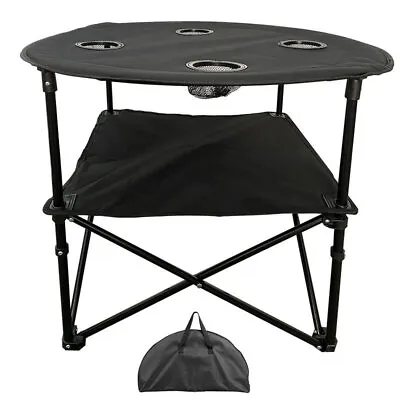 £16.99 • Buy Portable Folding Camping Fabric Table Picnic Party BBQ Outdoor Garden Fishing UK