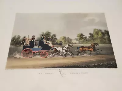 The Taglioni Windsor Coach - By James Pollard Engraved By R.G. Reeve • £40