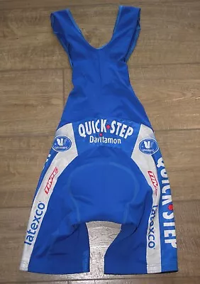 2003 2004 Quick Step-Davitamon Cycling Team Bib Shorts Vermarc Sport Size L 4 50 • $37.88