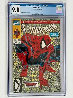 SPIDER-MAN #1 CGC 9.8 Todd McFarlane Marvel Comics 1990 • $75