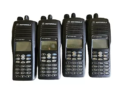 Motorola HT1550XLS UHF Portable Two-Way Radio Qty 4 • $94.02