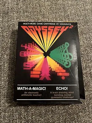 Math-a-magic / Echo - Complete - 1978 - Magnavox Odyssey 2 / Videopac • $19.99