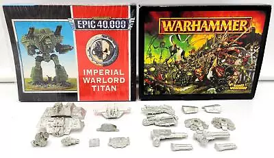 Warhammer 40k EPIC 6mm Imperial Warlord Titan - Metal - Rare & OOP - Free Ship • $119.99