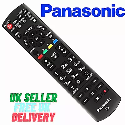 Brand New UK Genuine Original Panasonic Tv Remote Control N2QAYB000829 • £16.99