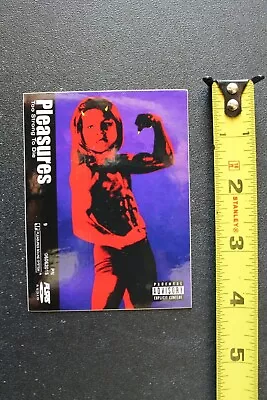 Marilyn Manson Pleasures Tape Cassette J-Card Z33A Vintage Skateboarding STICKER • $16