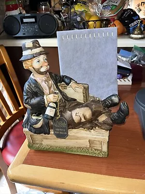WACO Melody In Motion Willie The Hobo Figurine Whistling Music Box Working • $42.99
