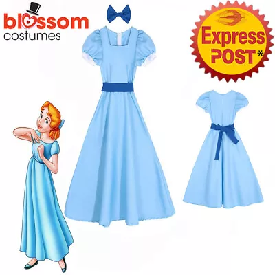 N82 Peter Pan Cosplay Wendy Moira Angela Darling Book Week Cosplay Costume Dress • $37.95