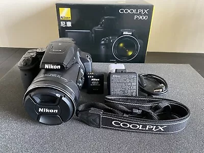 Nikon COOLPIX P900 16.0MP Digital Camera With 83x Optical Zoom. • £385