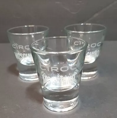 CIROC MOSCHINO 3 Inch Italian Shot Glasses Set Of 3  • $18.95