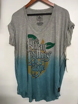 TRUNK LTD WOMENS THE ALLMAN BROTHERS BAND V NECK RARE New 2 Tone Loose Fit   • $39