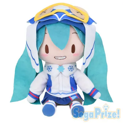 SEGA Vocaloid Hatsune Miku Plush Special Fuwa Fuwa Nuigurumi Snow 2016 • $35