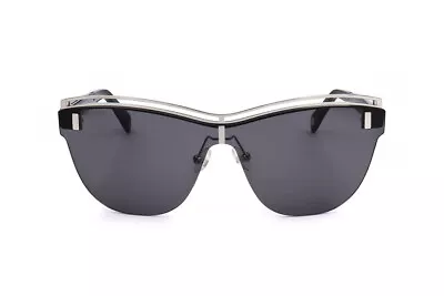 NEW AUTHENTIC BALMAIN BL2108B / 02 BLACK SILVER SUNGLASSES 70mm WOMENS ACETATE • $199.99