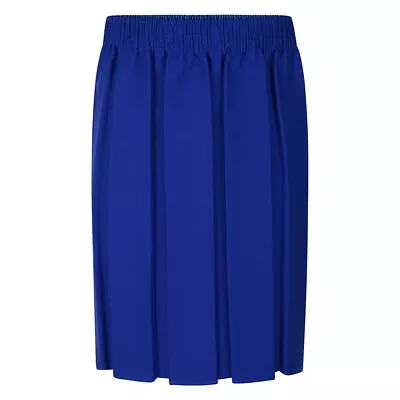 Girls School Uniform Fully Elasticated Box Pleat Skirts (7052) • £6.50