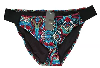 Mossimo Womens Swimwear Multicolor Hipster Bottom XL Geo Southwest Aztec Design • $8.99