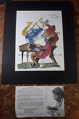 Leo Meiersdorff New Orleans 1976 Water Color Art PRINT Jazz Band Excellent+ • $32