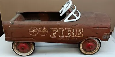 Pedal Car - 1970 Murray Tooth Grille Fire Battalion Pedal Car • $250
