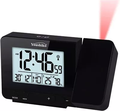 Youshiko Radio Control (Official 2023 MSF UK Version) Projection Alarm Clock • £40.61