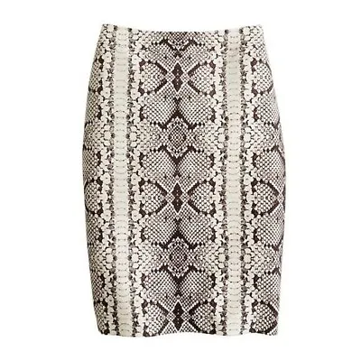 J CREW  No 2 Pencil  Skirt Snake Skin Pattern Wool / Silk 2  LikeNew Condition • $19.99