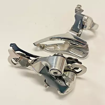 Shimano Deore XT FD/RD-M739 Front & Rear Derailleur Set 3x8 Vintage MTB 34.9 Mm • $49.95