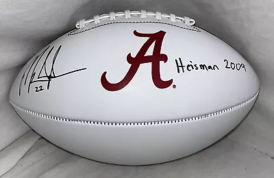 Mark Ingram Signed Crimson ALABAMA Logo Football Beckett Witness Coa & Proof BAS • $134.95