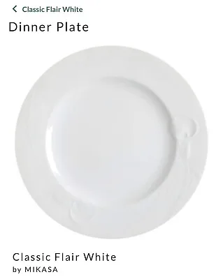 Mikasa Classic Flair White Cala Lily Dinnerware - By The Piece • $15