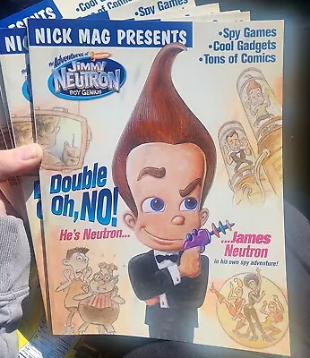 Nickelodeon Nick Mag Magazine Fall 2003 Jimmy Neutron Spongebob Disney Inc RARE • $9.99