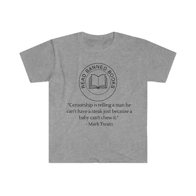 Read Banned Books - Mark Twain Quote  • $15.35