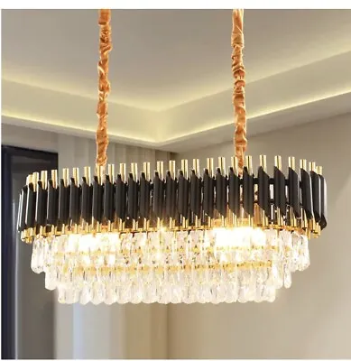 Modern Ceiling Pendant Light Luxury Lamp K9 Crystal Chandelier For Living Room • £255
