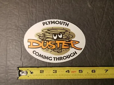 $15 • Buy Plymouth Duster Mopar Vintage Automotive Racing Decal / Sticker