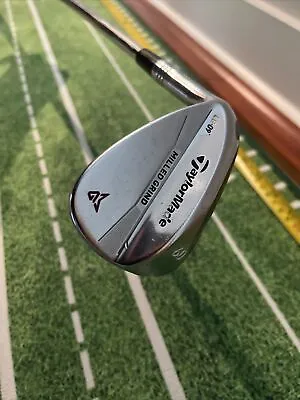 TaylorMade Golf- Milled Grind Wedge LEFT HANDED; 60 Degree Loft Low Bounce (9*) • $45