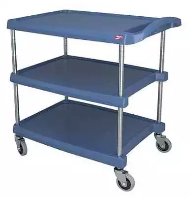 Metro My2030-34Bu Utility Cart With Antimicrobial Lipped Plastic Shelves • $267.99