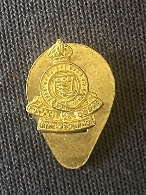 £4.40 • Buy VHTF Vintage Miniature Royal Army Ordnance Corps Gilt Buttonhole Badge By BM Co