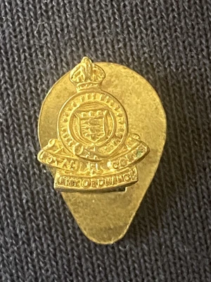 £4.40 • Buy VHTF Vintage Miniature Royal Army Ordnance Corps Gilt Buttonhole Badge By BM Co