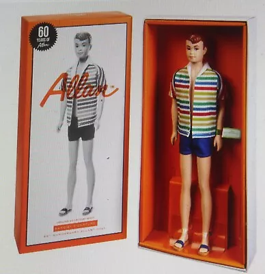 2024 Mattel 60th Anniversary Allan Vintage Reproduction Doll Barbie Signature • $69.98
