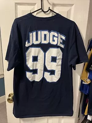 Aaron Judge New York Yankees Baseball All Rise Men’s Blue Shirt Size XL • $13.99
