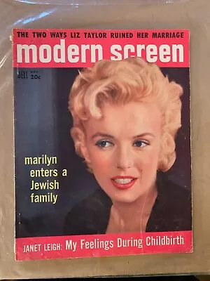 MARILYN MONROE Modern Screen Magazine November 1956 • $24