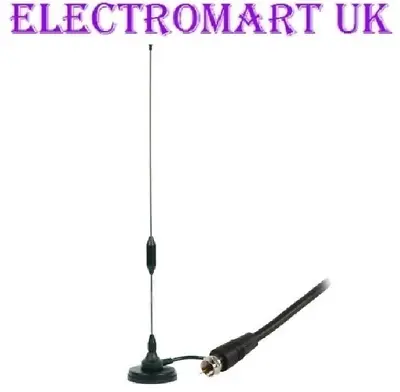 £14.90 • Buy Dab Digital Radio Portable Indoor Aerial Antenna Screw F Type Plug Fitting
