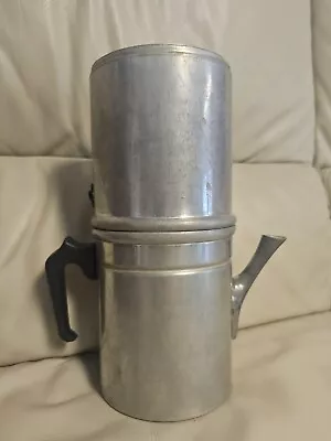 Vintage Italian Aluminum Coffee Pot Expresso Maker Made In Italy FOR PARTS  • $9.99