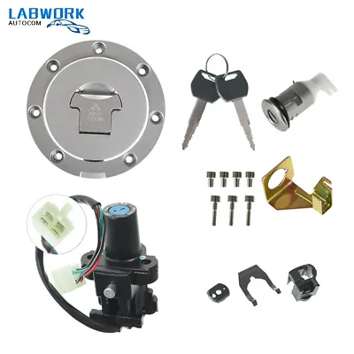 For CB1300 03-08 CBR600F4/F4I 01-06 Ignition Switch Fuel Gas Cap Lock Key Kit • $24.39