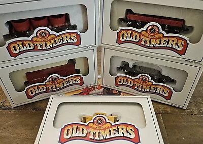 Bachmann N Scale Old Timers Union Pacific Set Of 5 With Caboose FREE SHIPPING!  • $49.99