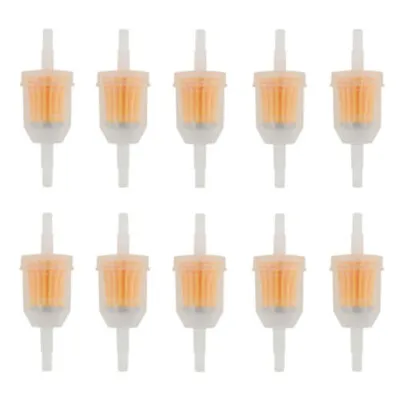 $5.49 • Buy 10pcs Gas Oil Fuel Filter For New Motor Inline 1/4'' 5/16  Line Small Engine