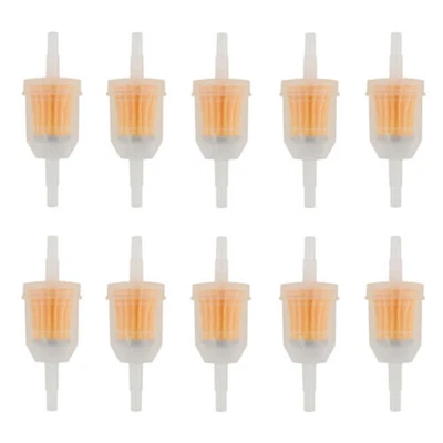 $5.49 • Buy 10pcs Gas Oil Fuel Filter For New Motor Inline 1/4'' 5/16  Line Small Engine