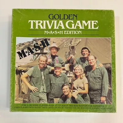 Vintage MASH Golden Trivia Board Game Edition 1984 Complete M*A*S*H • $21.95