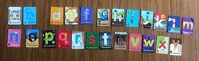 BRAND NEW Innocent Smoothie Alphabet Fridge Magnets A-Z (24) -  C & Z Missing • £5