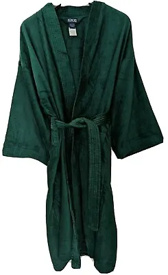 £15.99 • Buy Dressing Gown Bathrobe Adult Green Kimono Robe One Size Green Turkish Unisex New