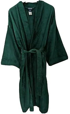 Dressing Gown Bathrobe Adult Green Kimono Robe One Size Green Turkish Unisex New • £15.99