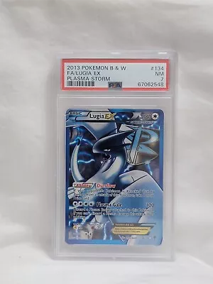 $36 • Buy PSA 7 2013 Pokemon B & W Plasma Storm Lugia EX Full Art #134 - 67062548