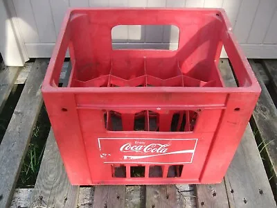 Vintage Red Coca - Cola Crate For 12 Botale Space By John Dale Ltd • £75