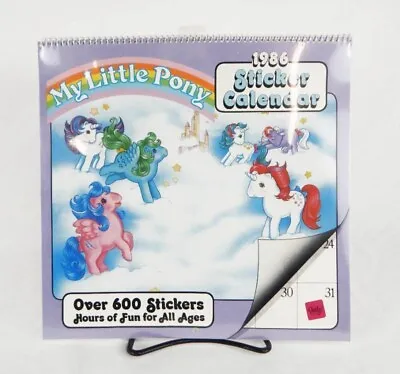 Vintage My Little Pony Sealed Sticker Calendars 1986 / 2025 - NOS • $75