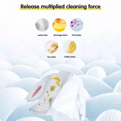 30*/Bag Laundry Tablets Concentrated Washing Powder Sheets Detergent New R8 • £4.12